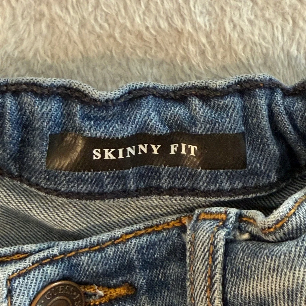 Guess Eco Skinny Fit Jeans Medium Wash Blue Denim Size 10